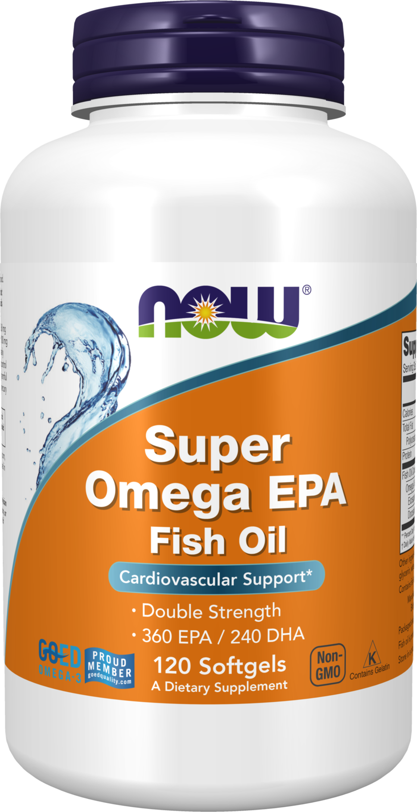 Super Omega EPA Fish Oil, Double Strength - 120 Softgels 120 Softgels