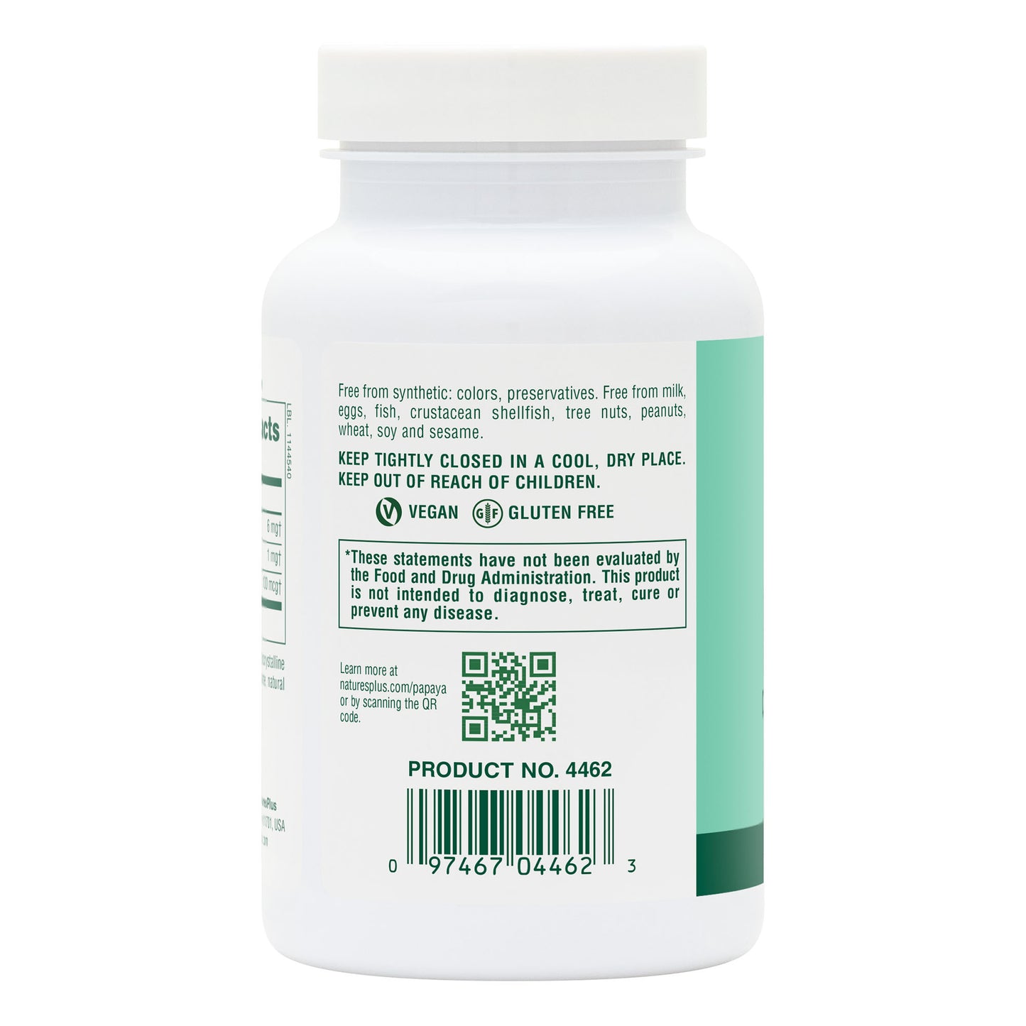 Natures Plus, Papaya Enzyme Chewables, 30 Servings