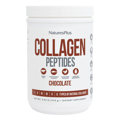 NaturesPlus, Collagen Peptides Chocolate Powder, 14 Servings