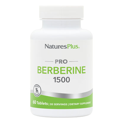 NaturesPlus, PRO Berberine 1500, 60 Tablets