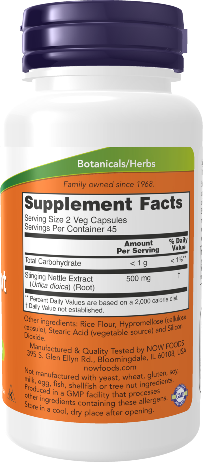 NOW Supplements, Stinging Nettle Root Extract (Urtica dioica) 250 mg, Supports Prostate Health*, 90 Veg Capsules