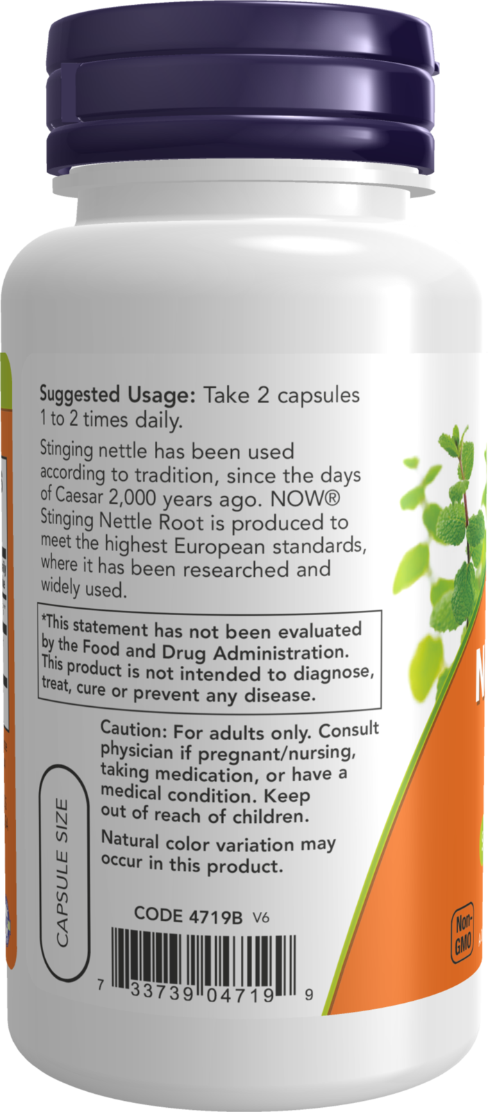 NOW Supplements, Stinging Nettle Root Extract (Urtica dioica) 250 mg, Supports Prostate Health*, 90 Veg Capsules