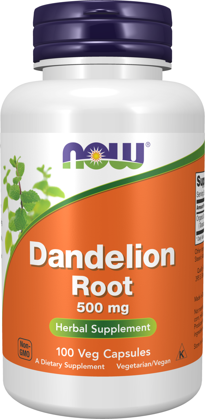 Dandelion Root 500 mg - 100 Veg Capsules 100 Veg Capsules