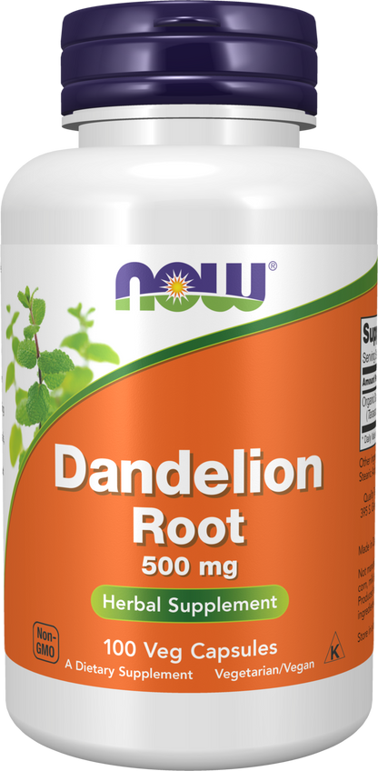 Dandelion Root 500 mg - 100 Veg Capsules 100 Veg Capsules