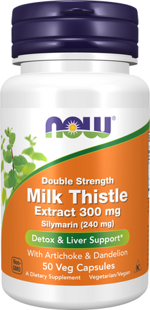 Milk Thistle, Double Strength 300 mg - 50 Veg Capsules 50 Veg Capsules
