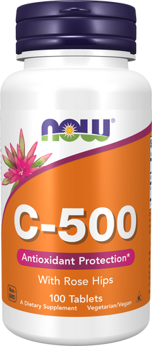 Vitamin C-500 with Rose Hips 100 Tablets