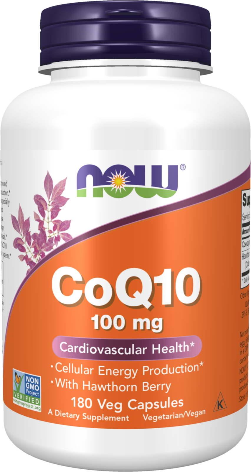 CoQ10 100mg with Hawthorn Berry 180 Capsules