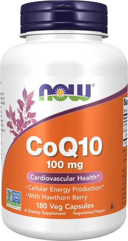 CoQ10 100mg with Hawthorn Berry 180 Capsules