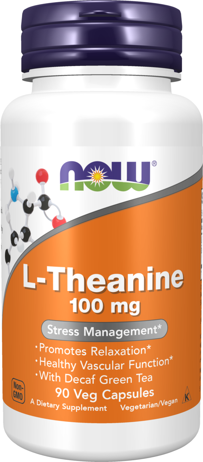 L-Theanine 100 mg - 90 Veg Capsules 90 Veg Capsules