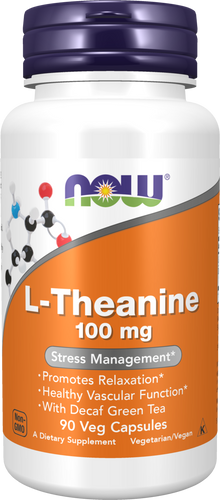 L-Theanine 100 mg - 90 Veg Capsules 90 Veg Capsules
