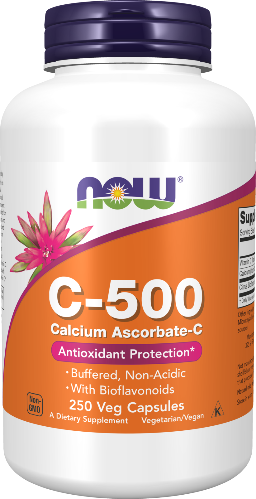 Vitamin C-500 Calcium Ascorbate 250 Capsules