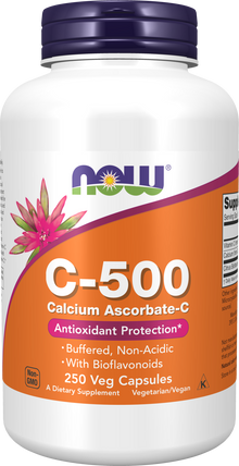Vitamin C-500 Calcium Ascorbate 250 Capsules