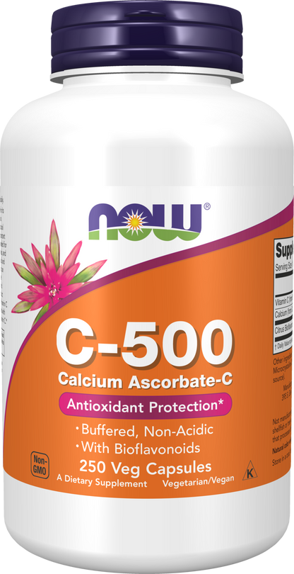 Vitamin C-500 Calcium Ascorbate 250 Capsules