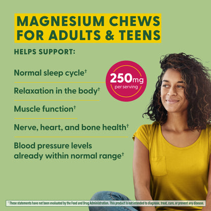 Megafood, Relax + Calm† Magnesium Soft Chews - Strawberry Flavor, Citrate & Malate, 30 Chews