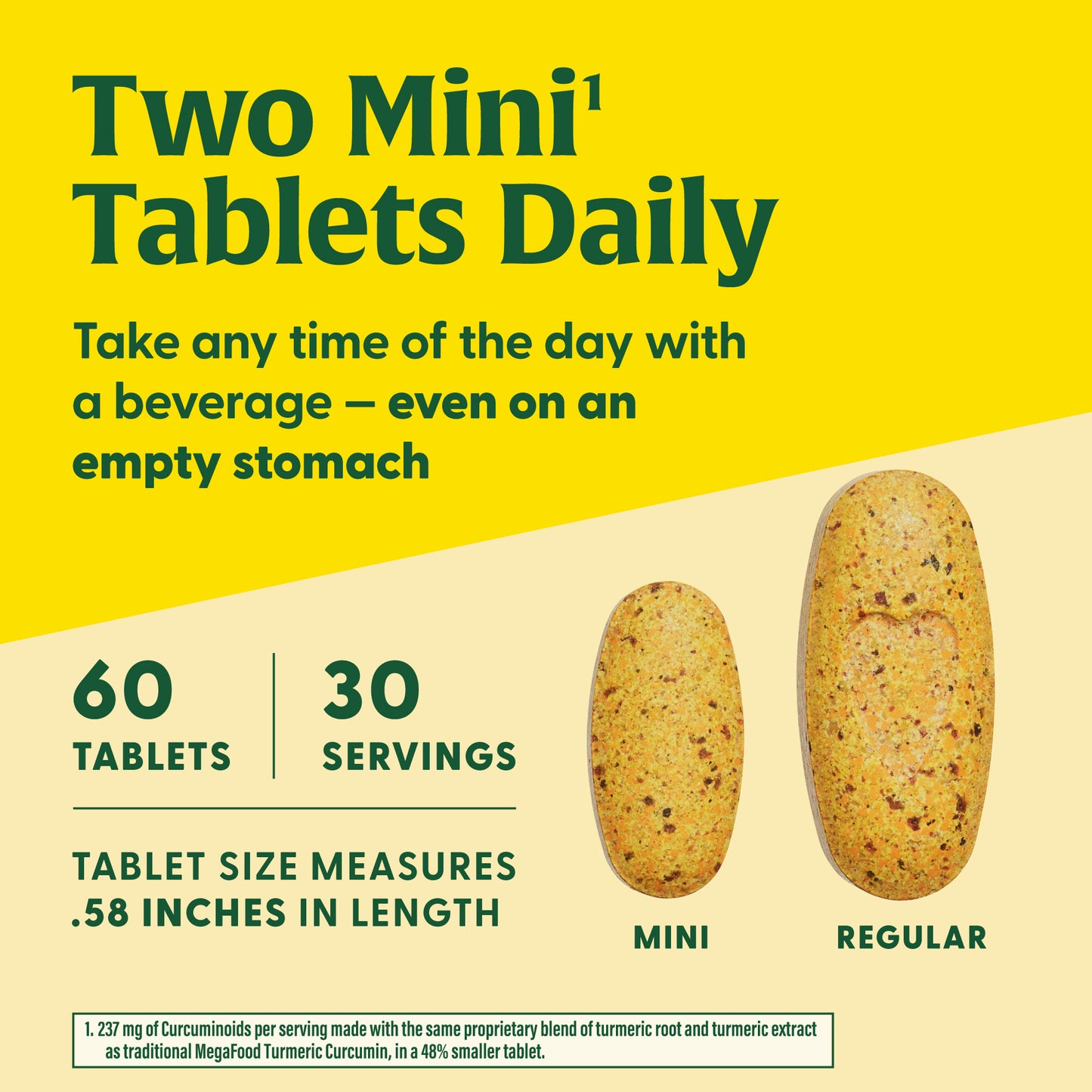 Megafood, Turmeric Curcumin Whole Body Minis, 60 Tablets