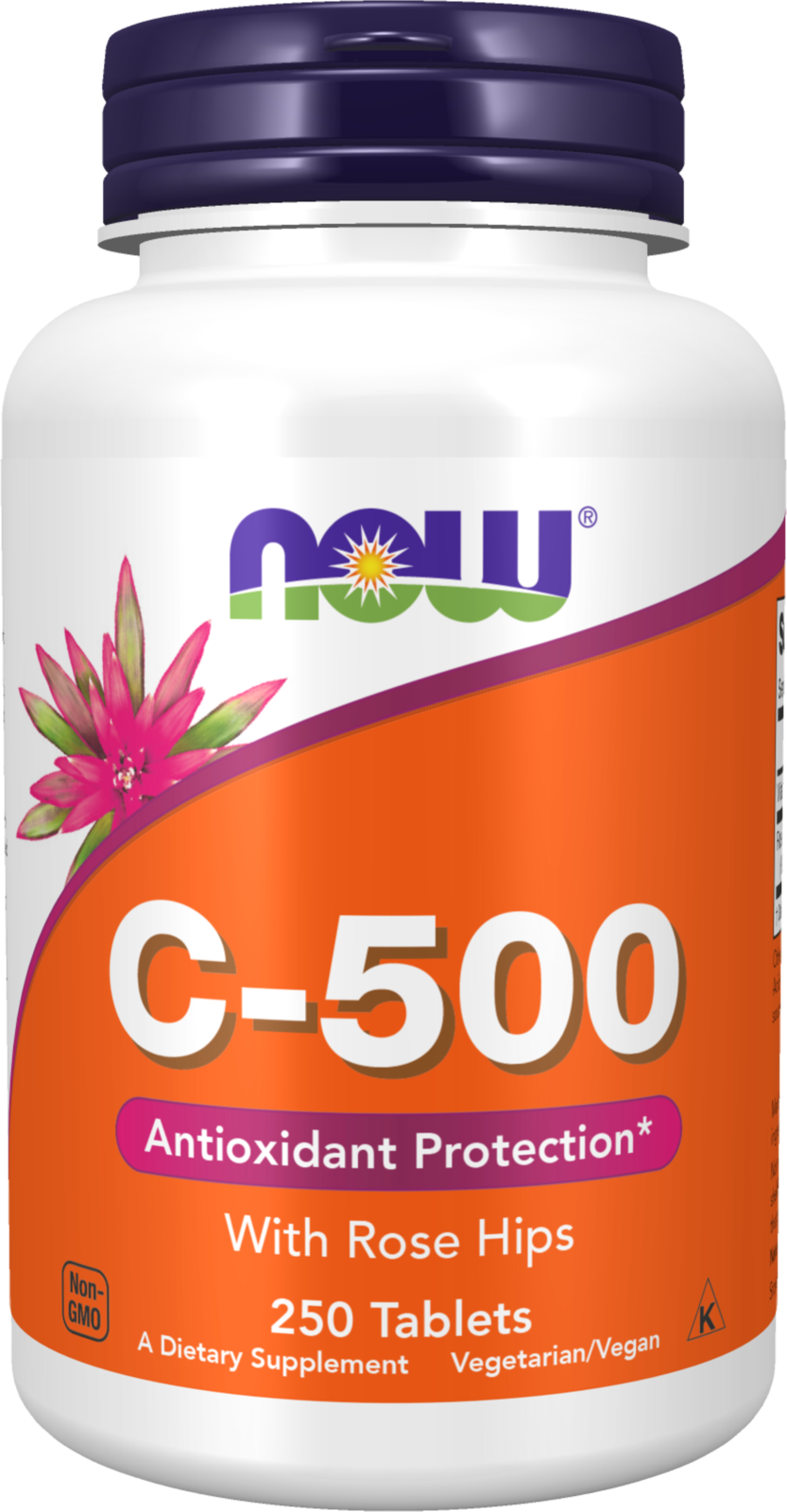 Vitamin C-500 with Rose Hips 250 Tablets