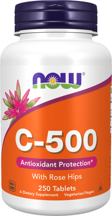 Vitamin C-500 with Rose Hips 250 Tablets