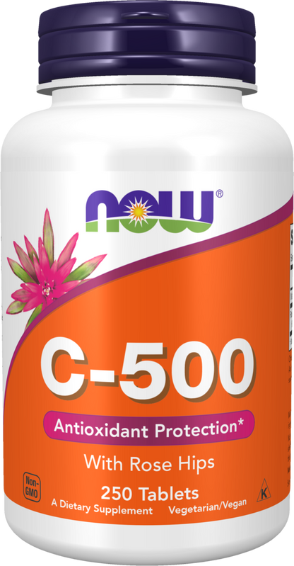 Vitamin C-500 with Rose Hips 250 Tablets