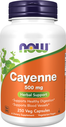 Cayenne 500 mg - 250 Veg Capsules 250 Veg Capsules