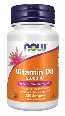 Vitamin D-3 2000 IU - 120 Softgels 120 Softgels