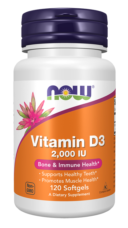 Vitamin D-3 2000 IU - 120 Softgels 120 Softgels