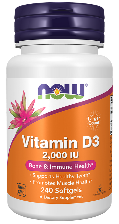 Vitamin D-3 2000 IU - 240 Softgels 240 Softgels