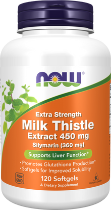 Milk Thistle Extract, Extra Strength 450 mg - 120 Softgels 120 Softgels