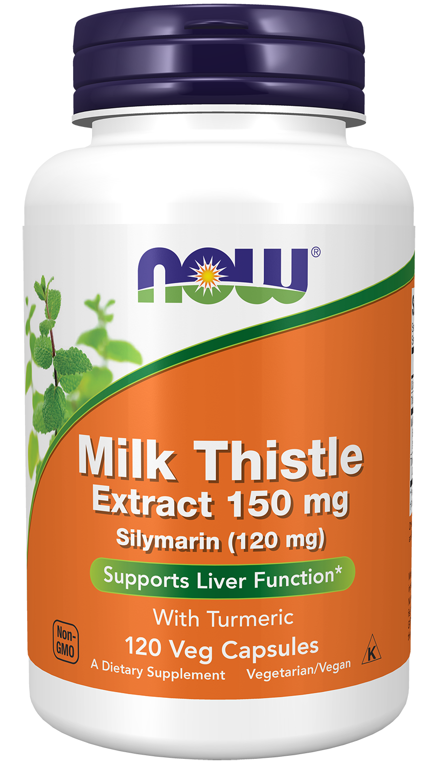 Milk Thistle Extract 150 mg Silymarin (120 mg) - 120 Veg Capsules 120 Veg Capsules