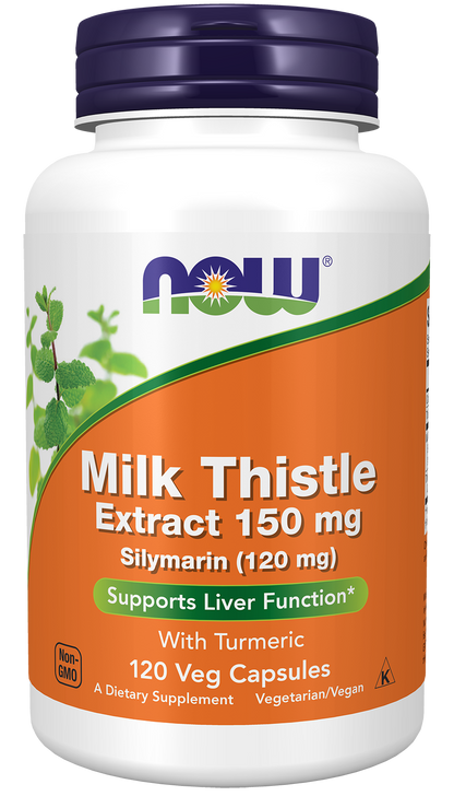 Milk Thistle Extract 150 mg Silymarin (120 mg) - 120 Veg Capsules 120 Veg Capsules