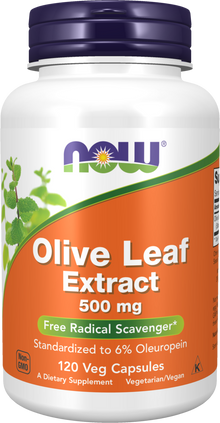 Olive Leaf Extract 500 mg - 120 Veg Capsules 120 Veg Capsules