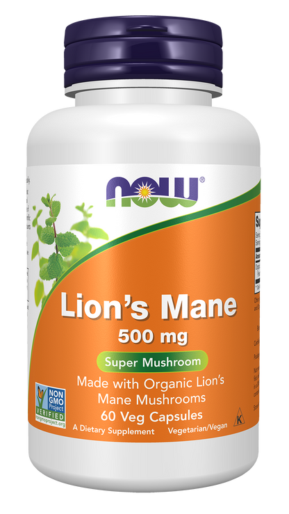 Lion's Mane 500 mg - 60 Veg Capsules 60 Veg Capsules
