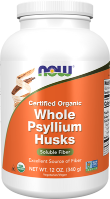 Whole Psyllium Husks, Organic - 12 oz. 12 Ounce