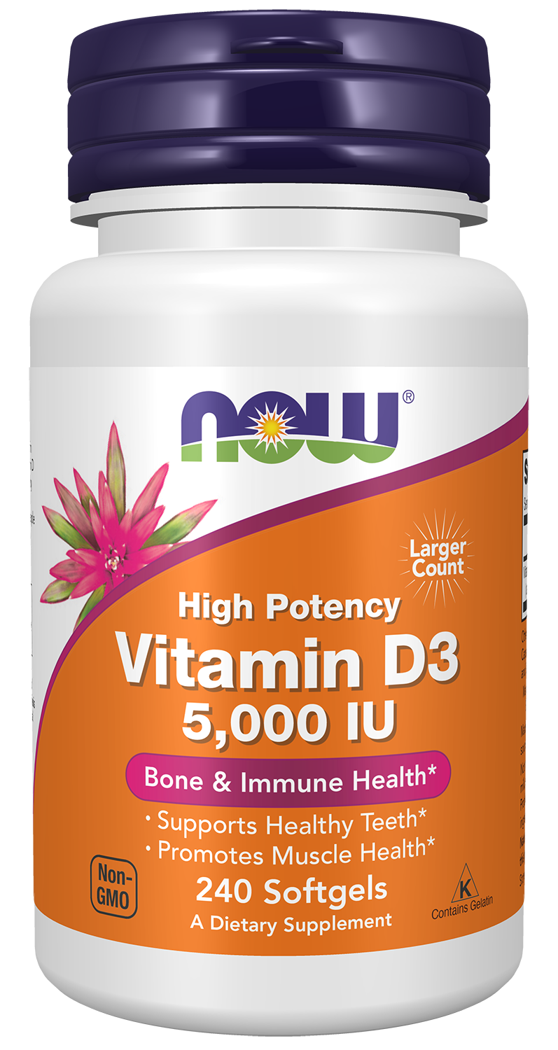 Vitamin D-3 5000 IU - 240 Softgels 240 Softgels